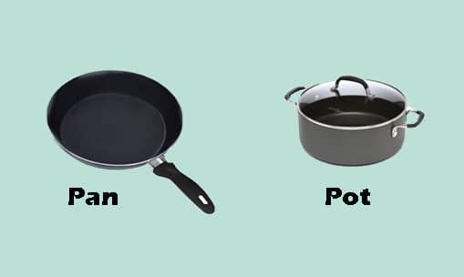 What is the difference between a pot and a pan