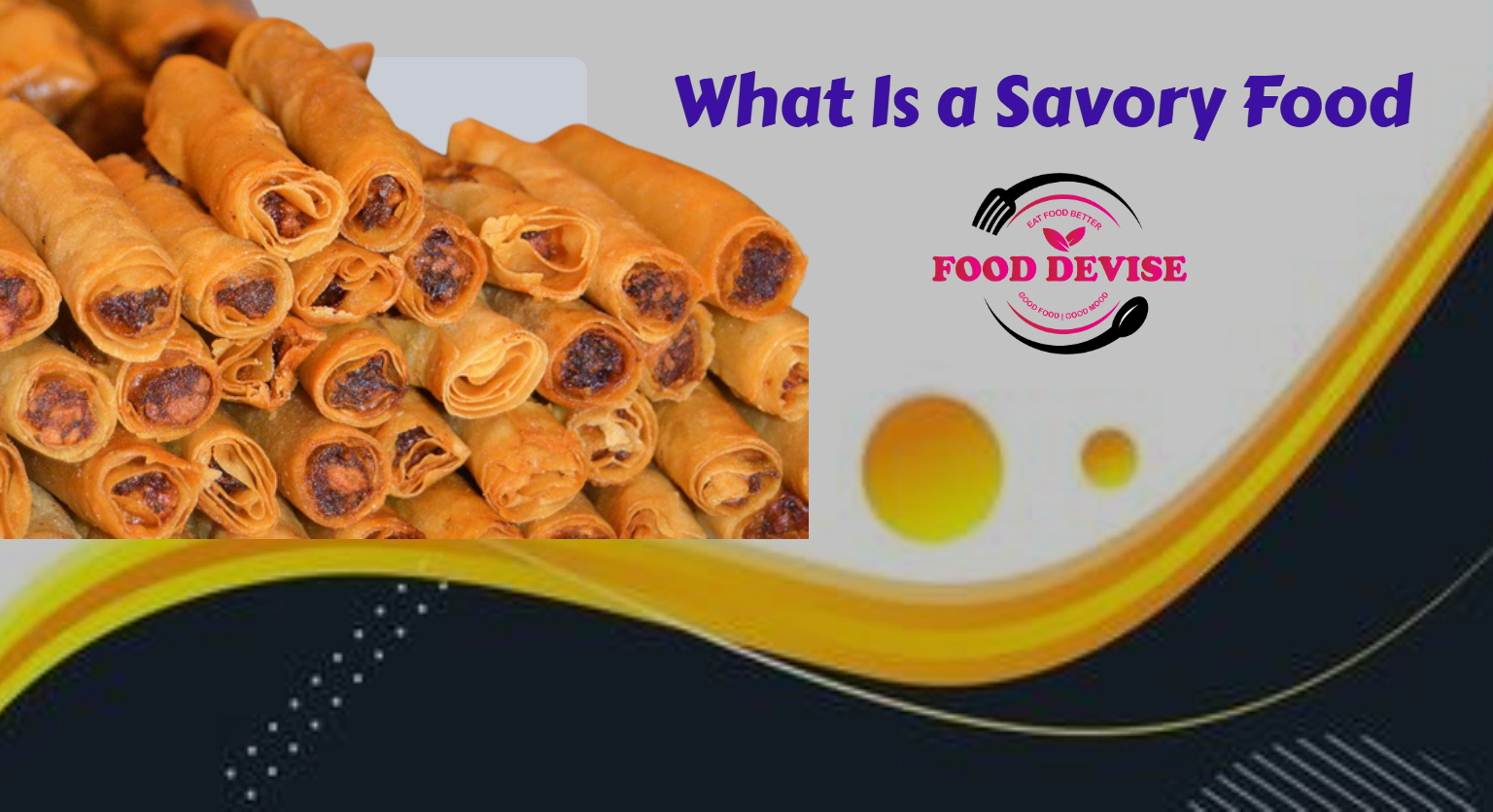 What Is a Savory Food